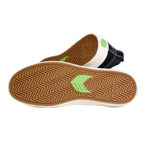 Cariuma Catiba Pro Black Contrast Ivory Unisex Skate Shoes - Picture 3 of 7