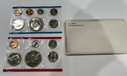 1974 US Mint Set Original Mint Packaging 13 Coins