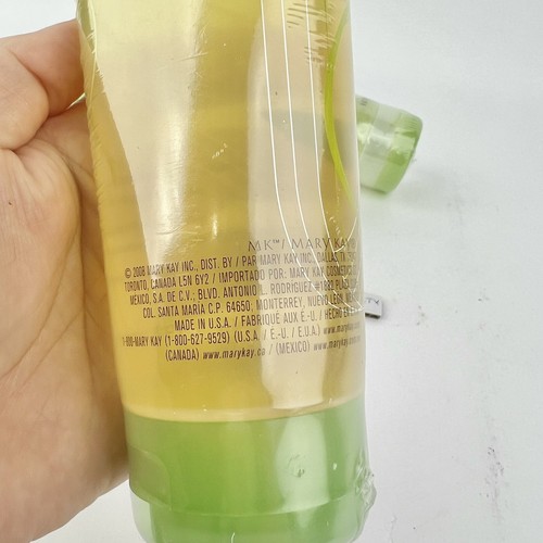 NEW Mary Kay Lotus & Bamboo Shower Gel Loofah Body Cleanser & Lotion 3pc Set Lot - Picture 5 of 11