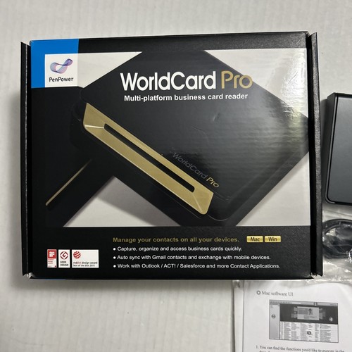 PenPower WorldCard Pro WCU02A Multi-Platform  Business Card Reader - Picture 2 of 5