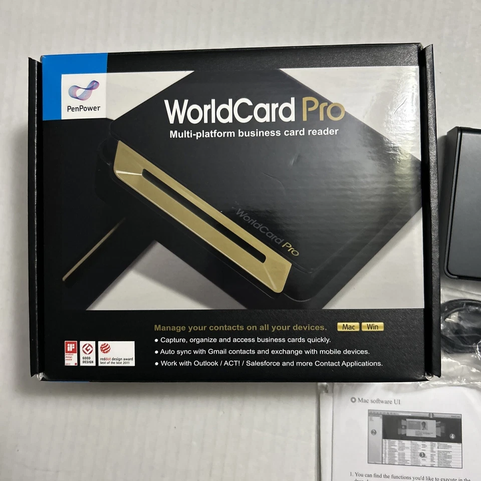 PenPower WorldCard Pro WCU02A Multi-Platform Business Card Reader - Image 2 of 4