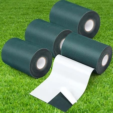 4 Rolls 6 in X 16.5 Ft Artificial Turf Tape Grass Tape Self Adhesive Turf Seam T