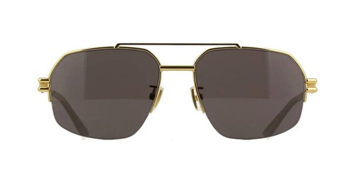 Bottega Veneta BV1127S Gold/Dark Grey (002) Sunglasses - Picture 2 of 4