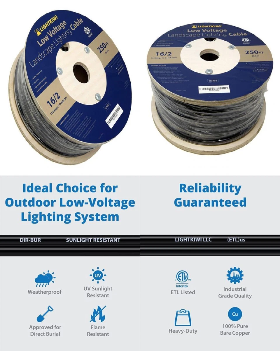 Portfolio 1 46 In 16 Gauge Landscape Lighting Cable Connector Shelly