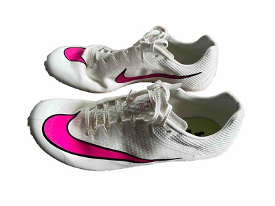 Nike Zoom Rival Track Sprint Spikes New Sail Fierce Pink Mens Sz