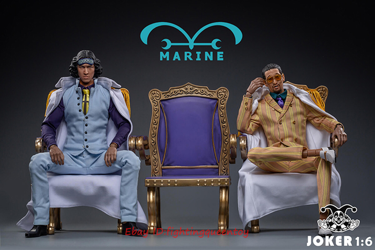 JOKER One Piece Navy General Borsalino & General Kuzan With Chair