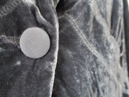 Axcess by Liz Claiborne Damen Gr. 4 Velours Silber Jacke Mode Blazer - Bild 5 von 12