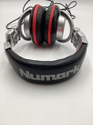 Numark Red Wave DJ Over-Ear professionelle Kopfhörer silber rot rotierend Ohrmuschel - Bild 4 von 12