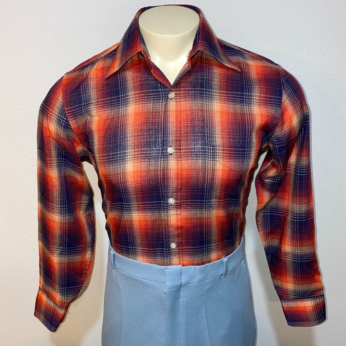 Vtg 60s 70s ENRO Dress Shirt EUROPEAN 