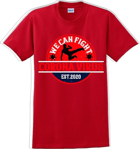 We Can Fight the Virus - Lustiges/Humor T-Shirt - Bild 12 von 14