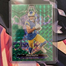 2024 Panini Mosaic - Green Mosaic Prizm #130 Puka Nacua