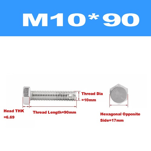 304 Stainless Steel Tail With Hole Outer Hexagonal Screw/Perforated Bolt M6-M16 - Picture 30 of 47