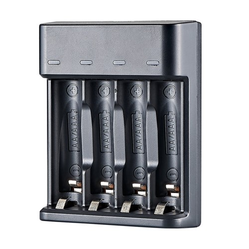 Smart 4-Slot Battery Charger For AA/AAA Ni-MH Batteries Fast Charging R6R1 - Picture 8 of 10