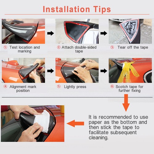 REAR ROOF SPOILER FOR 2012- BMW 1 SERIES F20 F21 GLOSS BLACK M PERFORMANCE STYLE - Picture 8 of 15