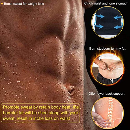 Taillenformer Bauchweggürtel Miedergürtel Body Shaper Herren Bauch Mieder DE - Bild 8 von 32