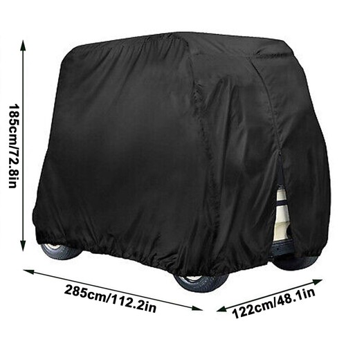 4 Passenger Golf Cart Cover for YAMAHA EZGO Club Car, Waterproof Enclosure - Picture 4 of 10
