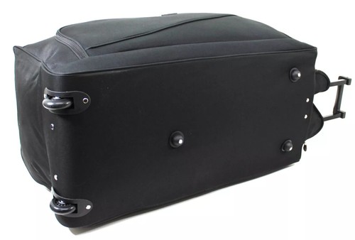 Large 34” 32" 30" 27" Travel Luggage Wheeled Trolley Holdall Suitcase Duffel Bag - Picture 30 of 38