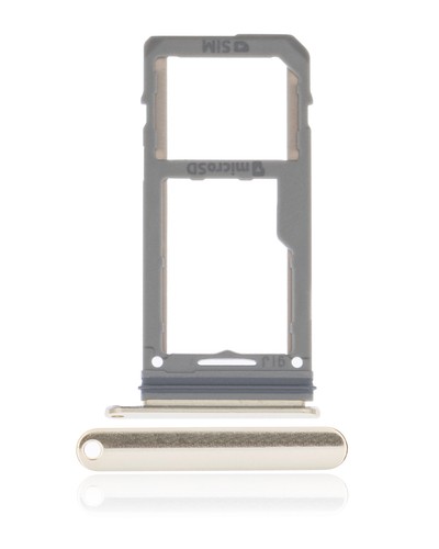 Replacement Single Sim Card Tray Compatible For Samsung Galaxy Note 8 (Gold) - Picture 1 of 3