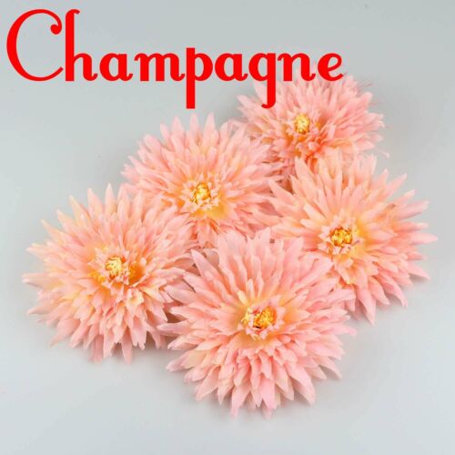 2/100P 14 cm Kunstseide Blumenkopf Chrysantheme zum Selbermachen Hochzeit Flora Wand - Bild 24 von 27
