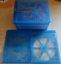 Blu-Ray Storage Cases, Fair Condition, 20 count, some single, some double disc