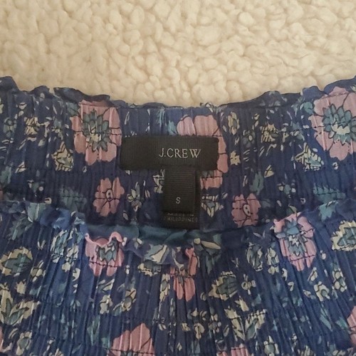 Women J. Crew pink purple and blue flowers pull on shorts size S - Picture 3 of 8