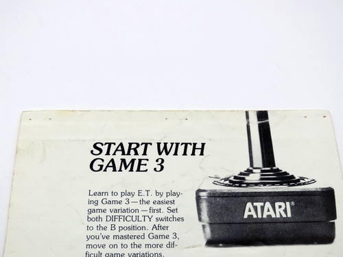E.T. The Extra-Terrestrial (Atari 2600, 1982) By Atari NTSC #2 - Picture 7 of 14