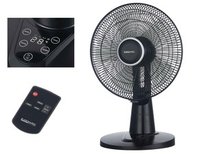 Euromatic 30cm Desk Fan Dc Motor 9 Speed Lcd Touch Panel Remote