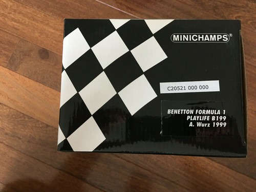 1999 1:18th Minichamps Benetton B199 Alexender Wurz F1 formula one Alex - Picture 3 of 5