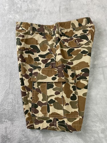 Levi’s Camo Cargo Shorts Men’s 31 x 8.5 Camouflage Cotton Snap Cargo Pockets EUC - Picture 12 of 15