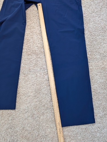 Greyson Montauk Lot of 2 Performance Chino Pants Navy Blue Golf Size 36x32 - Imagen 13 de 20