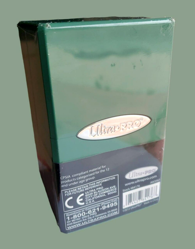 Ultra Pro Satin Tower Deck Box Green Gaming Card Dice Storage MTG/CCG Gaming Box - Picture 2 of 7