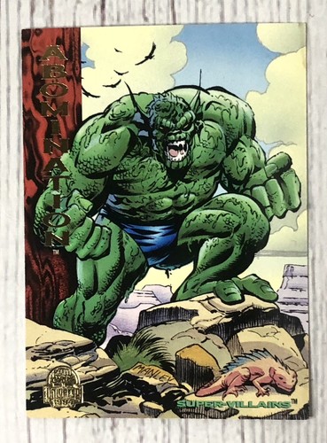 1994 Fleer - Marvel Universe Series V - Abomination - #186 - Picture 3 of 4