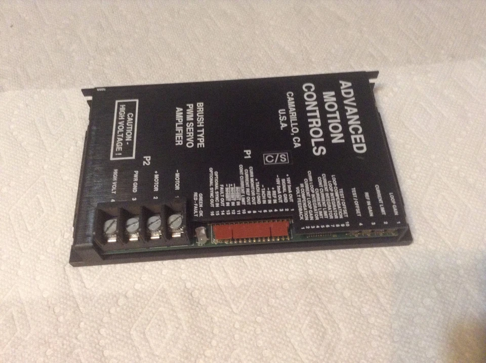 Advance Motion Controls 30ABR Brush Type PWM Servo Amplifier - Image 3 of 4