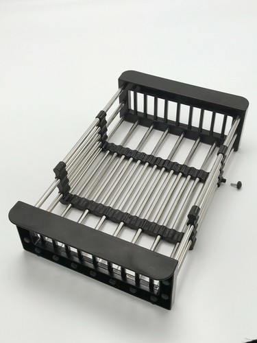 S.S. Sink Drainer,Dish drying rack,Kitchen Storage,Racks & Holders,Gray,Black - Picture 9 of 10