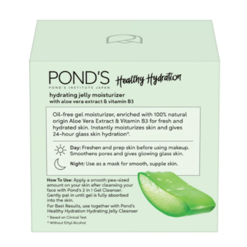 Pond's Healthy Hydration Aloe Vera Gelee Feuchtigkeitscreme 50g Kostenloser Versand Weltweit - Bild 3 von 11
