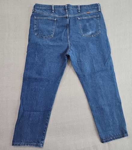 Rustler Jeans Men's 44x30 Blue Straight Leg Relaxed Fit Denim 87619PW EUC Work - Picture 2 of 10