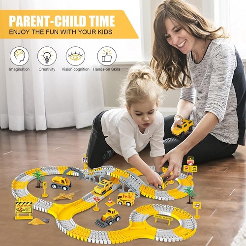 Engaging 260 PCS Construction Race Track Set – Perfect Gift for Young Engineers! - Picture 8 of 9