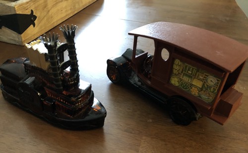 Avon Vintage Henry Ford Model T Country Vendor Paddle Boat After Shave Empty - Picture 5 of 12