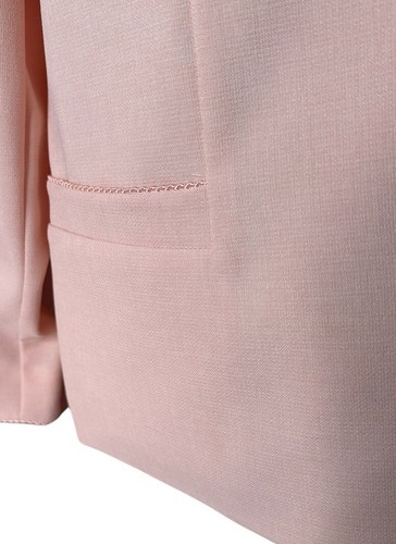 Alfred Dunner Womens Blush Pink Peach Pantsuit Blazer 14 & Pants 16P Short 31700 - Picture 3 of 13