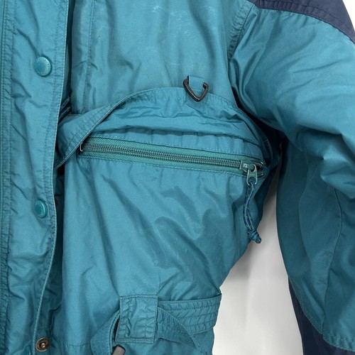 Vintage Columbia Schneeanzug Damen Large Blau Einteiler Ski Retro Winter - Bild 7 von 11