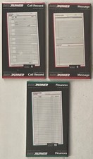 Day Runner Running Mate Edition 6-Ring Refill Lot - Call Record Message Finances