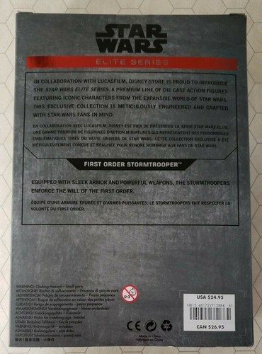 Star Wars Elite Series - First Order Stormtrooper - NIB - Picture 2 of 2