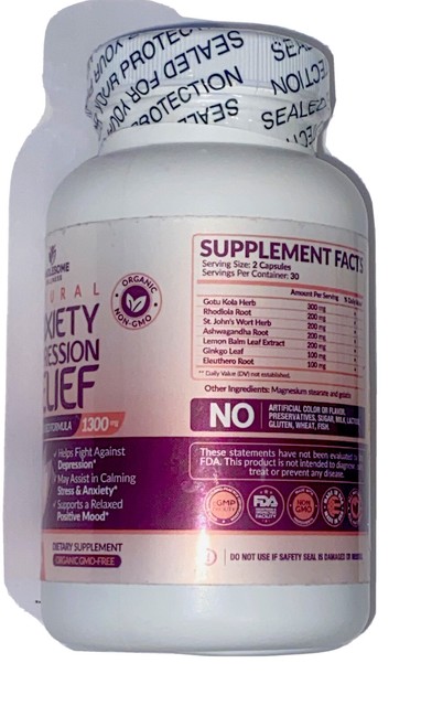 Happy Pills Natural Anti Anxiety Relief & Depression ...