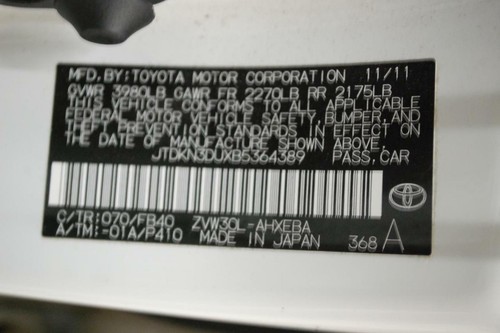 OEM Front Door Power Window Switch For Prius 4Dr Master Tested Gd Left - Picture 12 of 12