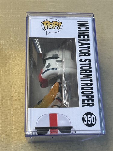 Funko Pop! Vinyl: Star Wars - Incinerator Stormtrooper #350-Hard Case - Picture 2 of 6