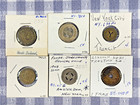 New ListingLot (6) Transportation Transit Tokens New York Neb, Ill. Pa. Sp3690