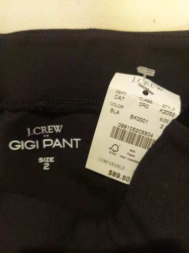 J.Crew The Gigi Pant Skinny Leg - Größe 2 schwarz - Bild 5 von 6