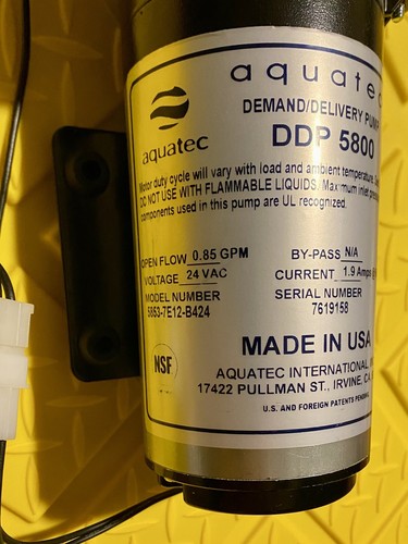 Aquatec (5853-7E12-B424) 5800 Serie Wasserförder-/Nachfragepumpe 0,85 GPM 60 PSI - Bild 2 von 9