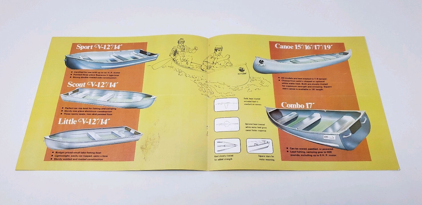 1970s Lowe Line Vintage Boats Catalog / Brochure Lebanon Missouri eBay
