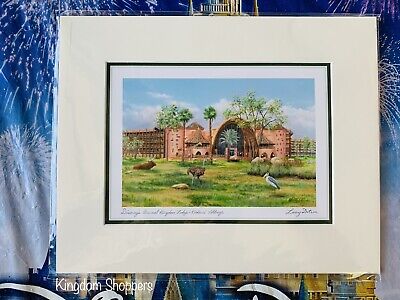 Disney Parks POLYNESIAN VILLAGE RESORT By Larry Dotson Print NEW 8” x 10” 